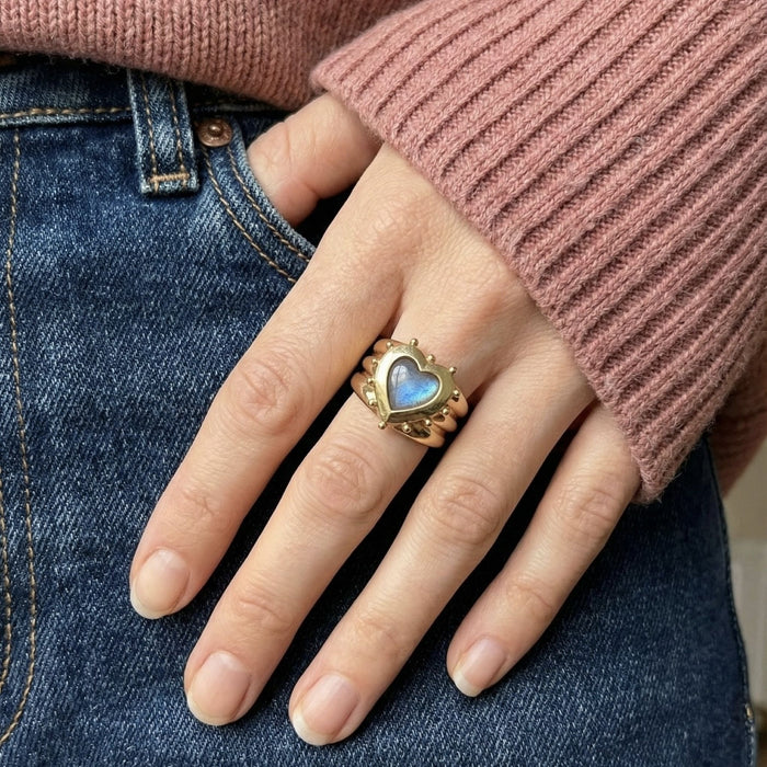 טבעת ליבי  כדורים לברדורייט