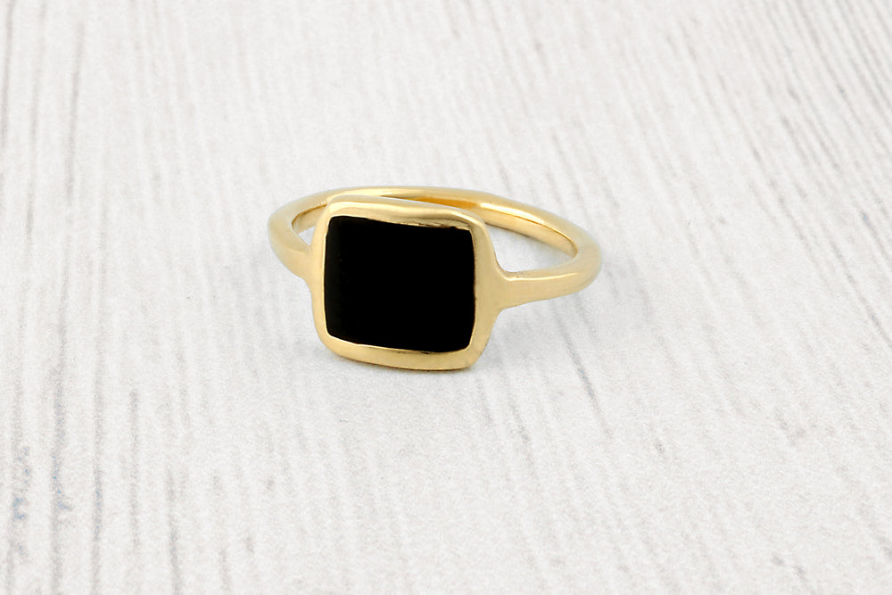 טבעת ריימונד שחורה